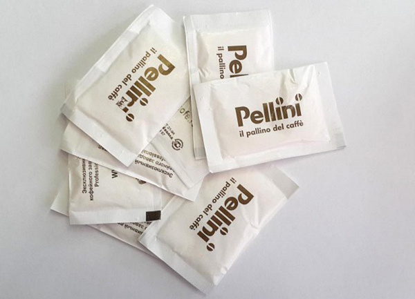 Порционный сахар Pellini в пакетиках фото в онлайн-магазине Kofe-Da.ru 